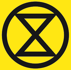 [Extinction Rebellion Yellow flag]